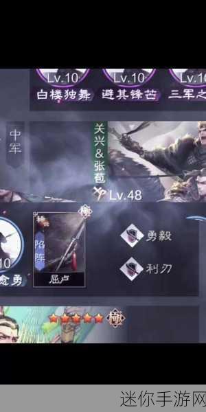 三国志战略版，赵云关兴张苞阵容的精妙搭配攻略