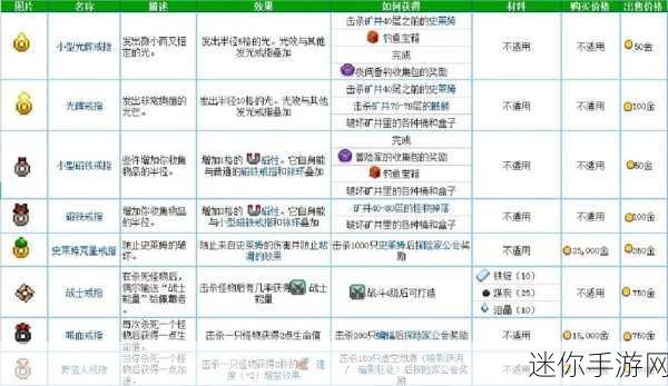 星露谷物语，深度剖析，双戒之选，为你的角色添彩