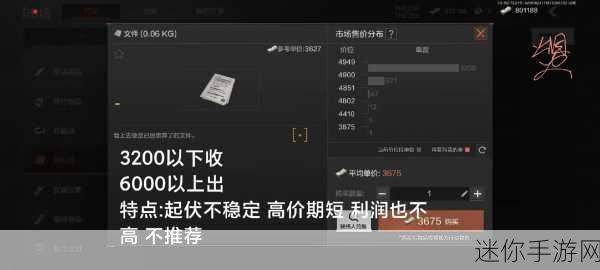 暗区突围，新手玩家的财富积累秘籍