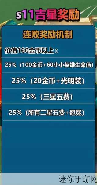 云顶之弈福星玩法，连胜与连败的抉择