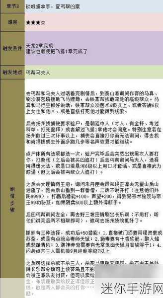 金庸群侠传 5 中神照经的获取攻略与强大作用