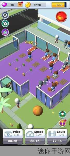 Idle Fitness Gym Tycoon，打造你的健身帝国，尽享模拟经营乐趣