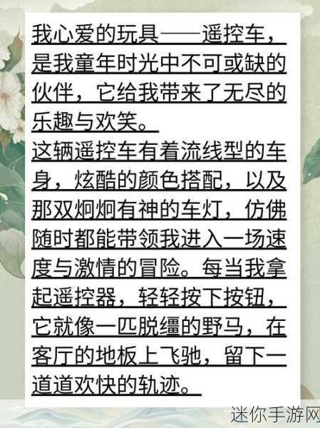 他把小玩具调到十档：小玩具调到十档，探索无尽的乐趣与创意之旅