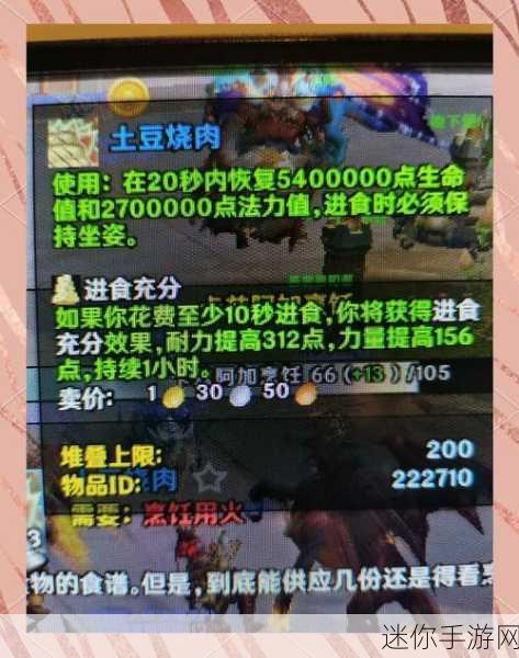 魔兽世界烹饪290-300：魔兽世界烹饪技能提升指南：290-300阶段全解析